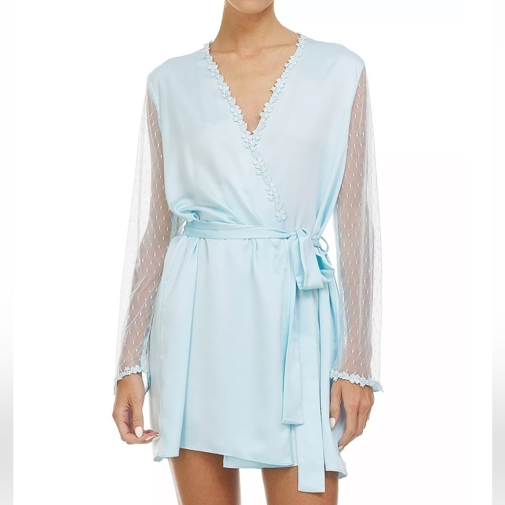 Flora Nikrooz Showstopper Charmeuse Cover-Up Robe